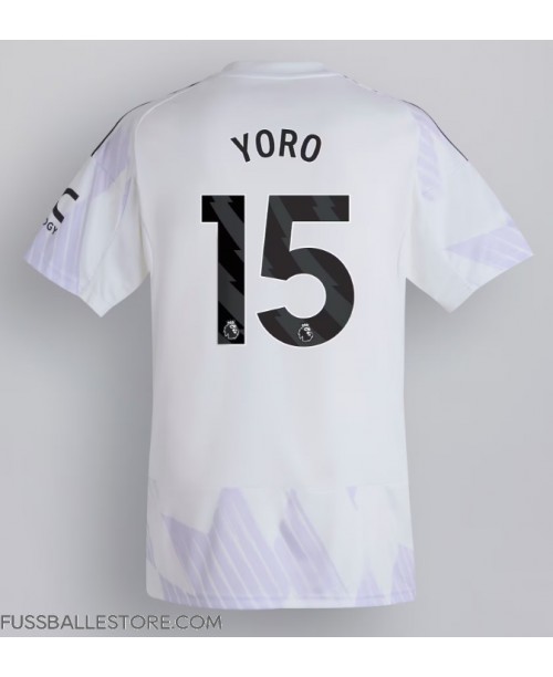 Günstige Manchester United Leny Yoro #15 Auswärtstrikot 2025-26 Kurzarm Günstige Manchester United Leny Yoro #15 Auswärtstrikot 2025-26 Kurzarm